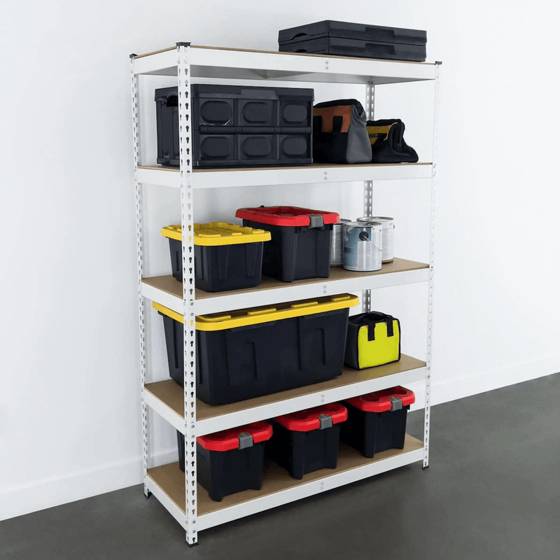 MonsterRAX 18" x 48" x 72" Garage Shelving (White)