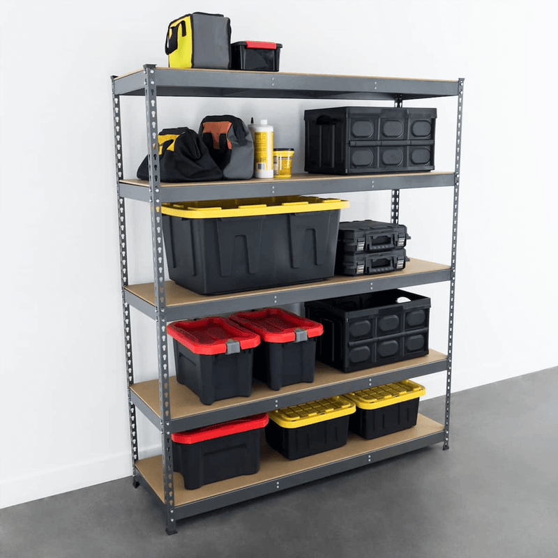 MonsterRAX 18" x 60" x 72" Garage Shelving (Hammertone)