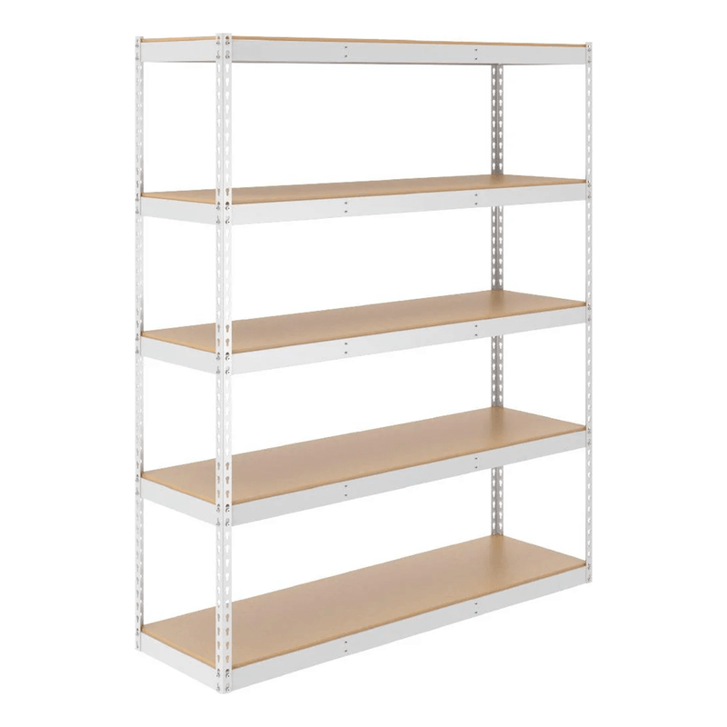 MonsterRAX 18" x 60" x 72" Garage Shelving (White)
