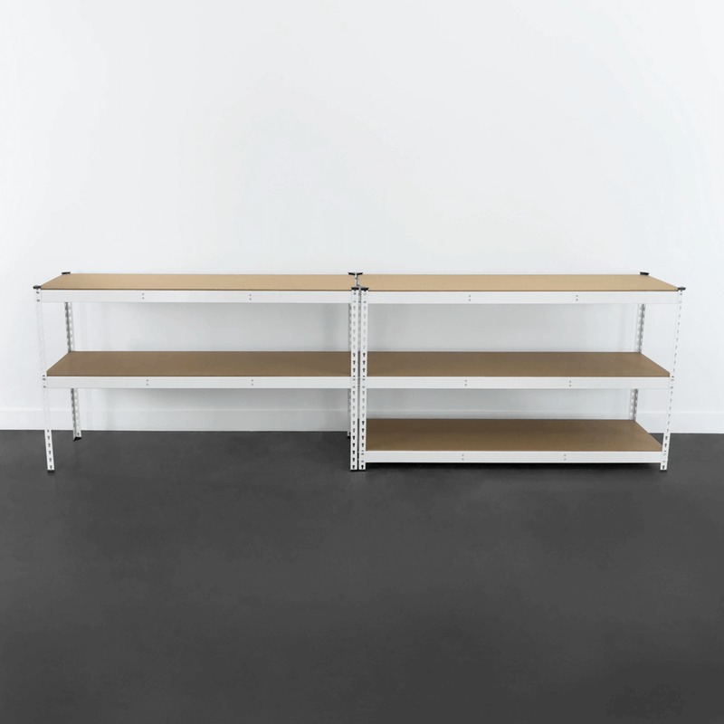 MonsterRAX 18" x 60" x 72" Garage Shelving (White)