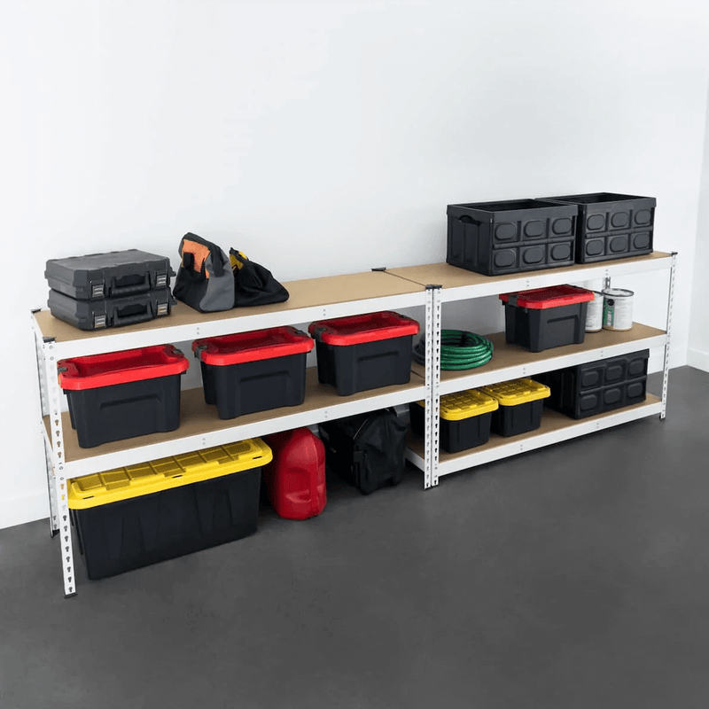 MonsterRAX 18" x 60" x 72" Garage Shelving (White)