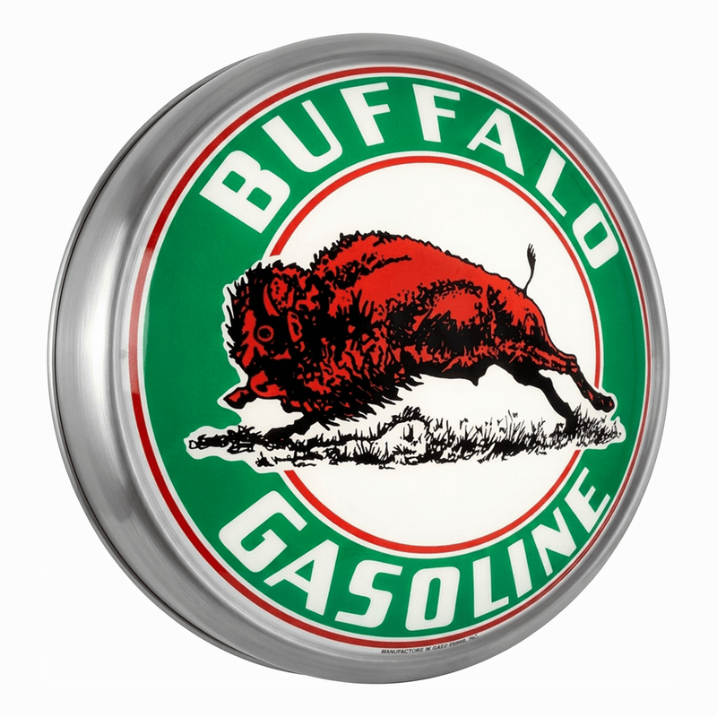 PERGL Buffalo Gasoline LED Backlit Wall-Mounted Display Sign