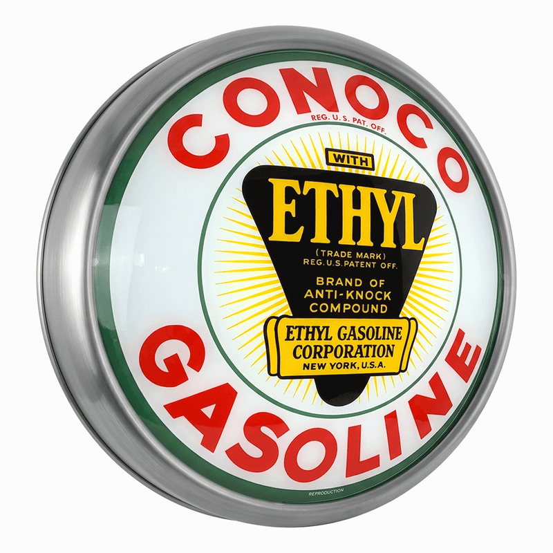 PERGL Conoco Ethyl Gasoline LED Backlit Wall-Mounted Display Sign