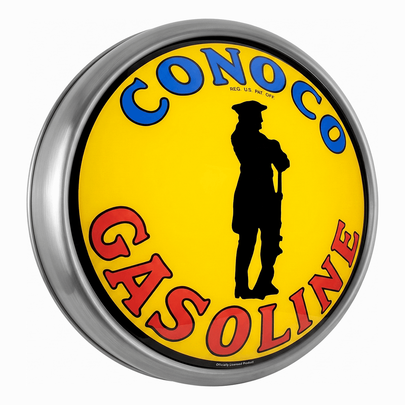 PERGL Conoco Gasoline LED Backlit Wall-Mounted Display Sign
