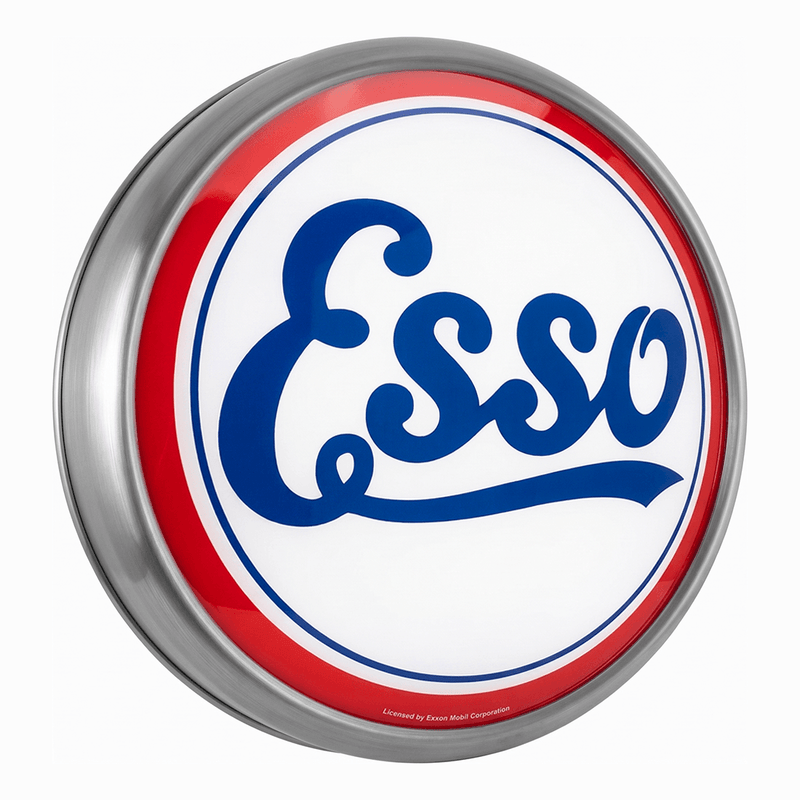 PERGL Esso Script LED Backlit Wall-Mounted Display Sign