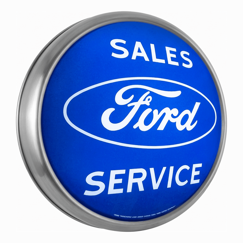 PERGL Ford Sales and Service LED Backlit Wall-Mounted Display Sign