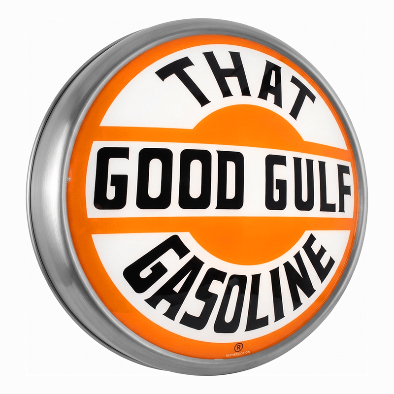 PERGL That Good Gulf Gasoline LED Backlit Wall-Mounted Display Sign