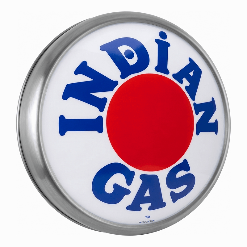 PERGL Indian Gas LED Backlit Wall-Mounted Display Sign