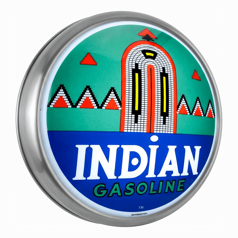 PERGL Indian Gasoline LED Backlit Wall-Mounted Display Sign