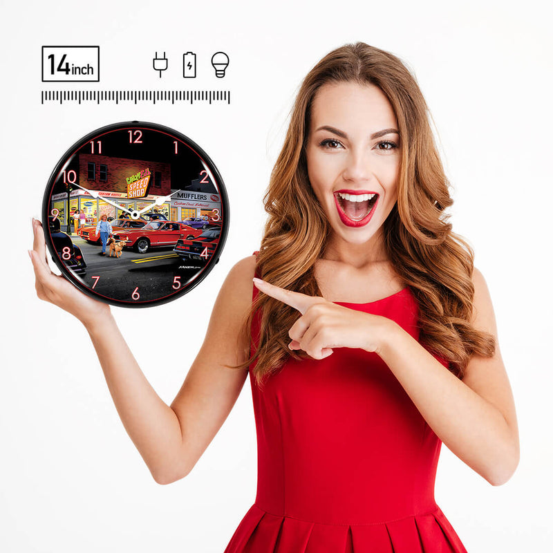 Collectable Sign and Clock Wall Clock