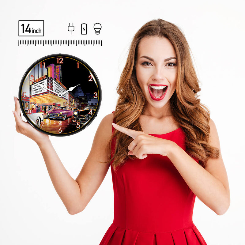 Collectable Sign and Clock Wall Clock