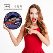 Collectable Sign and Clock Wall Clock