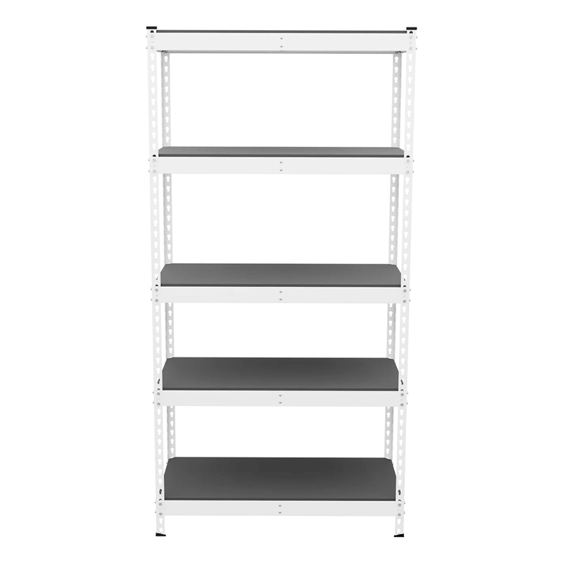 SafeRacks 18" x 36" x 72" Modular Garage Shelving (White)