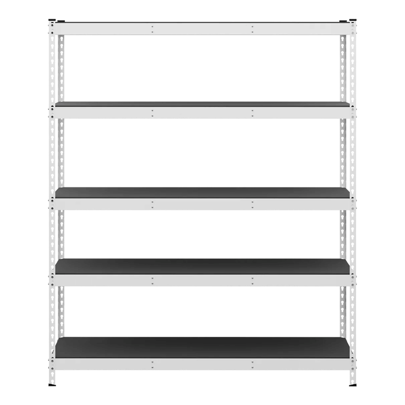 SafeRacks 18" x 60" x 72" Modular Garage Shelving (White)