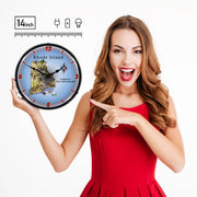 Collectable Sign and Clock Wall Clock