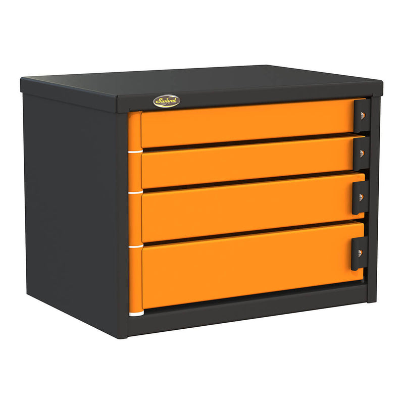 Swivel Storage Solutions 4-Drawer 24-Inch Service Tool Box