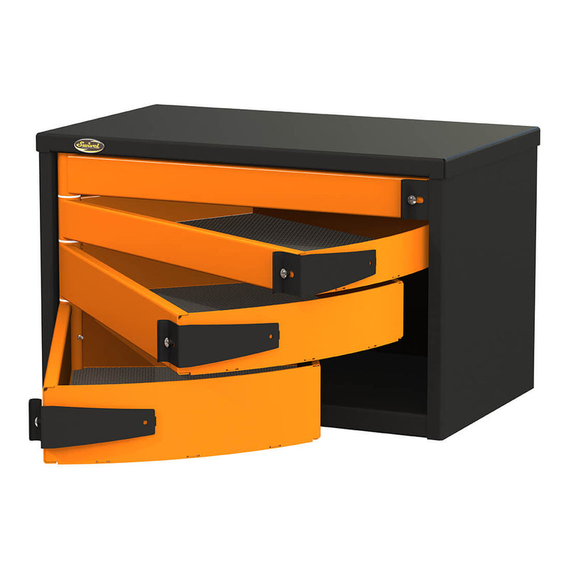 Swivel Storage Solutions 4-Drawer 30-Inch Service Tool Box