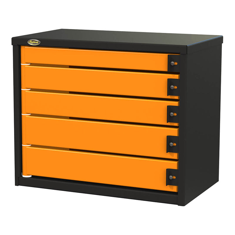 Swivel Storage Solutions 5-Drawer 30-Inch Service Tool Box