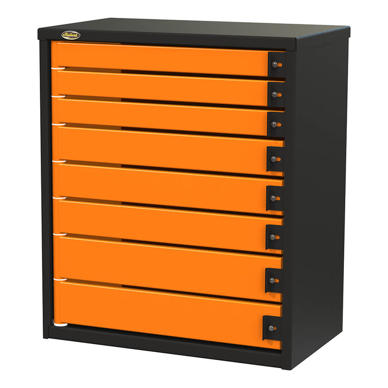 Swivel Storage Solutions 8-Drawer 30-Inch Service Tool Box
