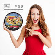 Collectable Sign and Clock Wall Clock