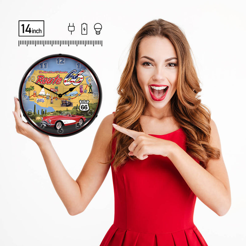 Collectable Sign and Clock Wall Clock