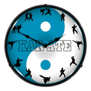 Collectable Sign and Clock Karate Backlit Wall Clock