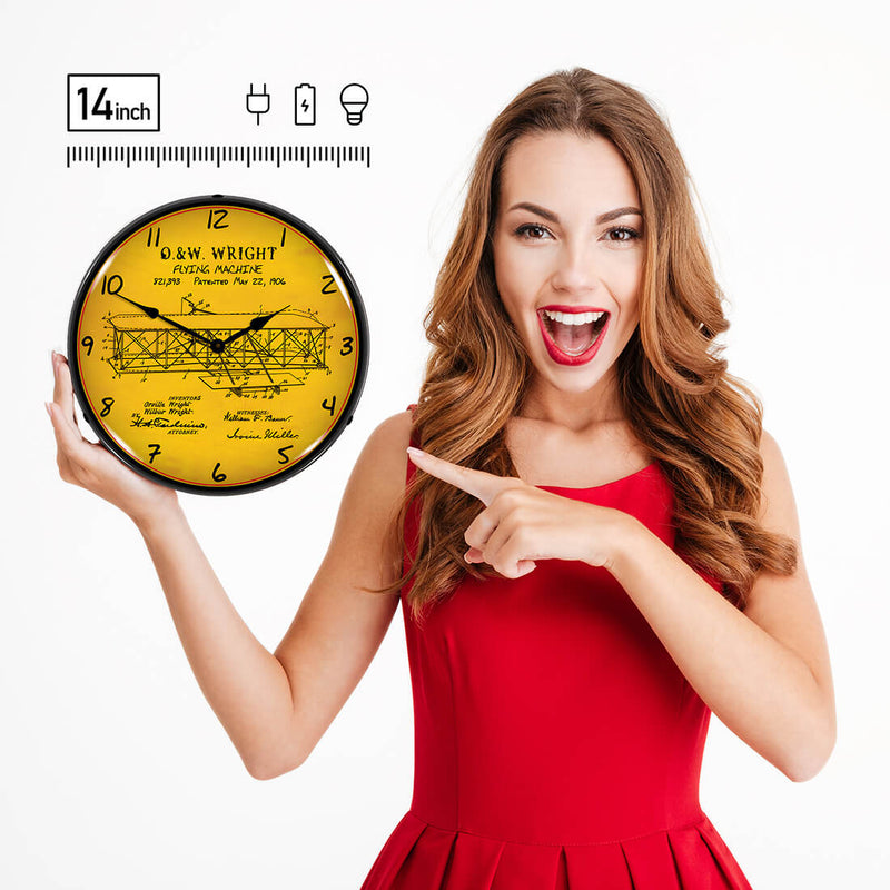 Collectable Sign and Clock Wall Clock