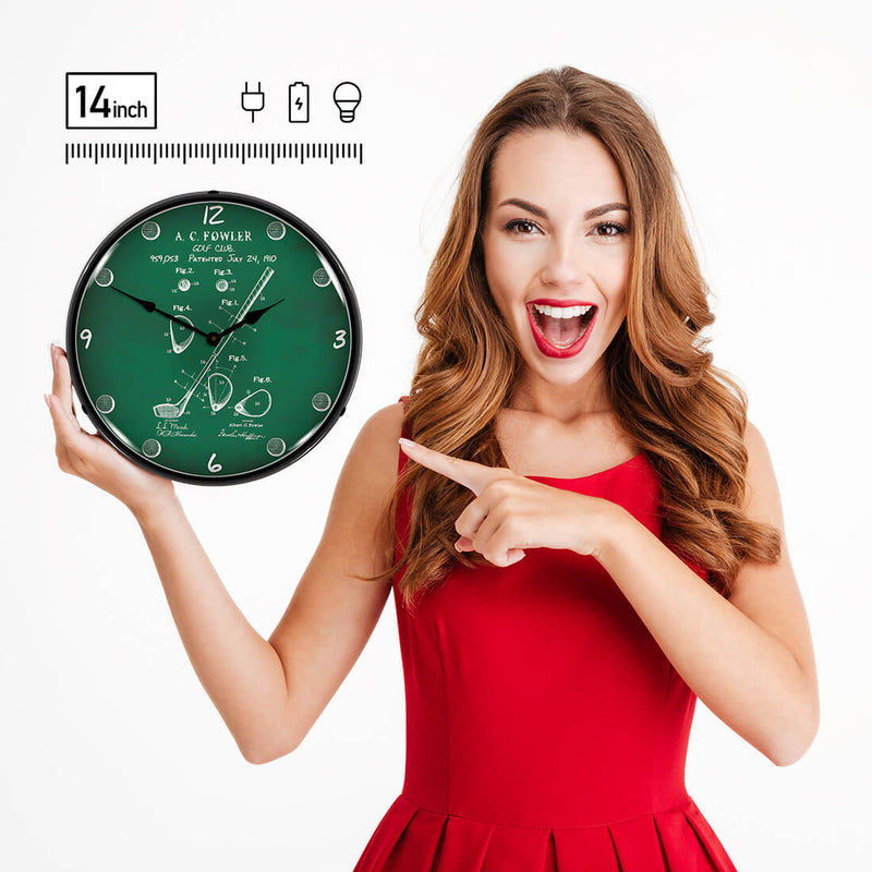 Collectable Sign and Clock Wall Clock