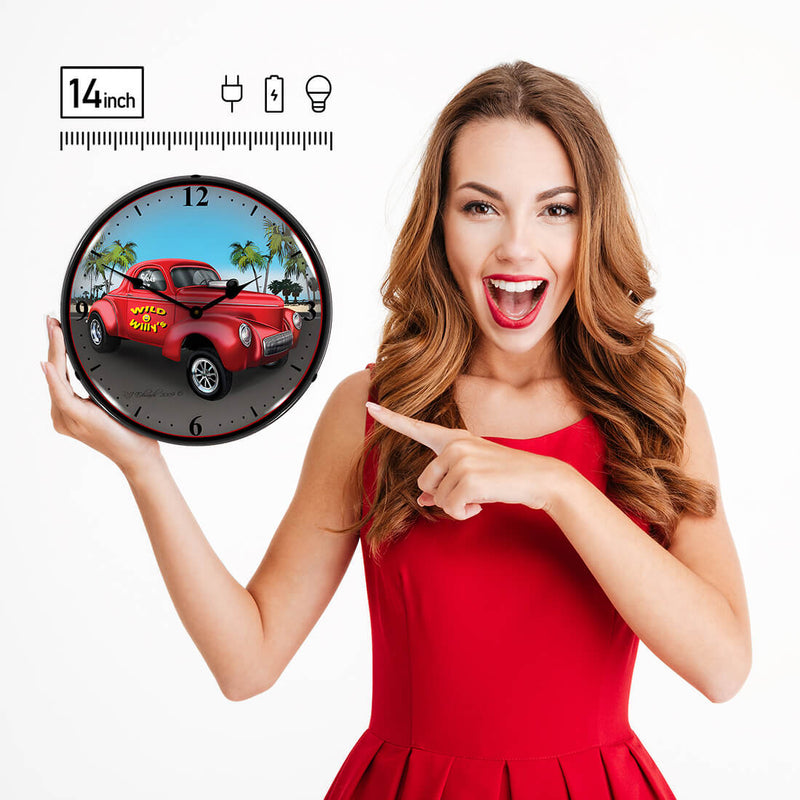 Collectable Sign and Clock Wall Clock