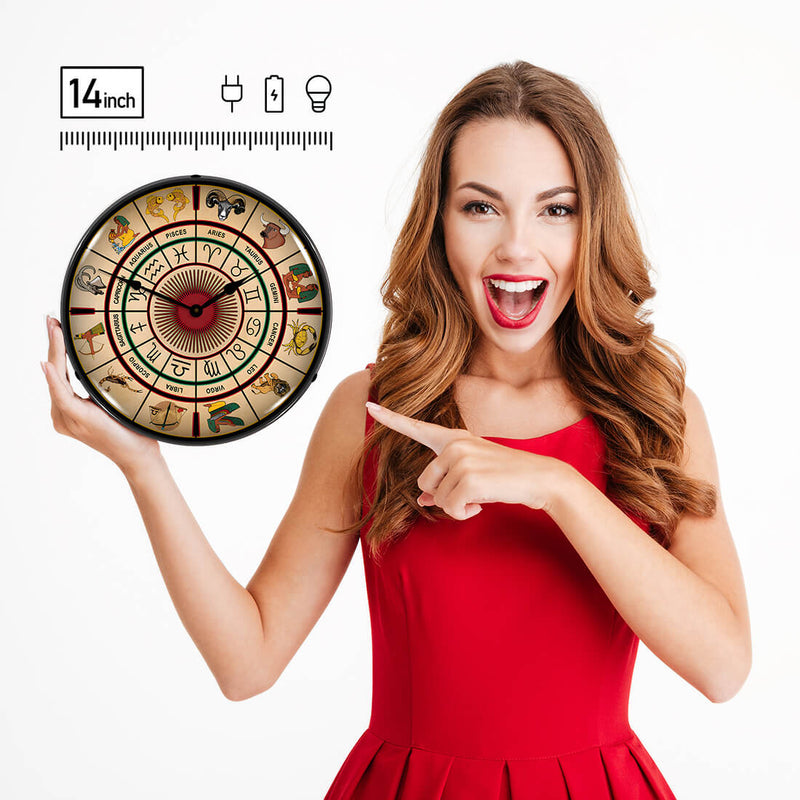 Collectable Sign and Clock Wall Clock