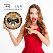 Collectable Sign and Clock Wall Clock