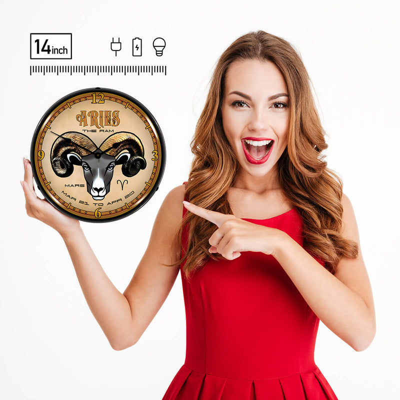 Collectable Sign and Clock Wall Clock