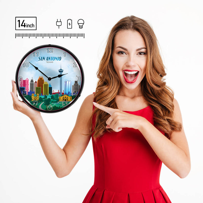 Collectable Sign and Clock Wall Clock