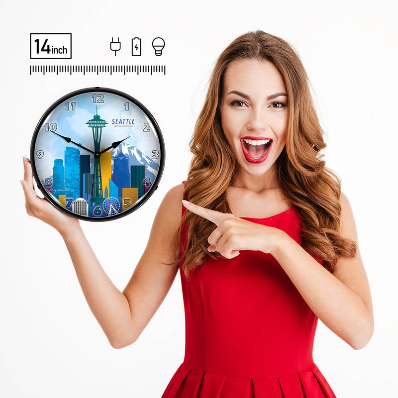 Collectable Sign and Clock Wall Clock