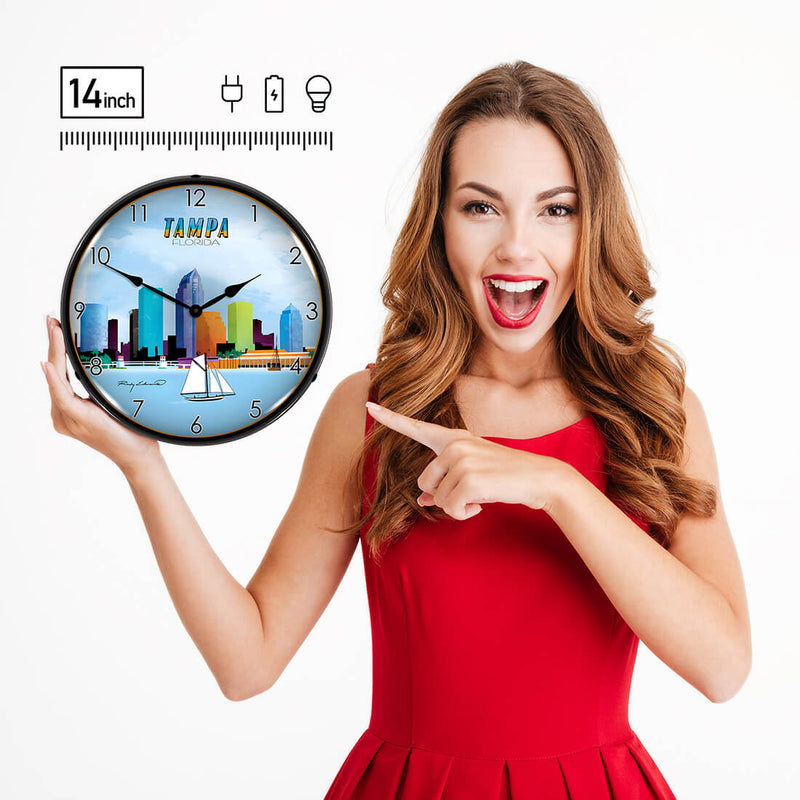 Collectable Sign and Clock Wall Clock