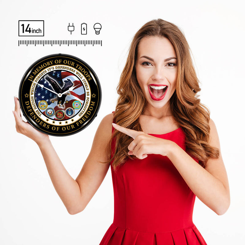 Collectable Sign and Clock Wall Clock