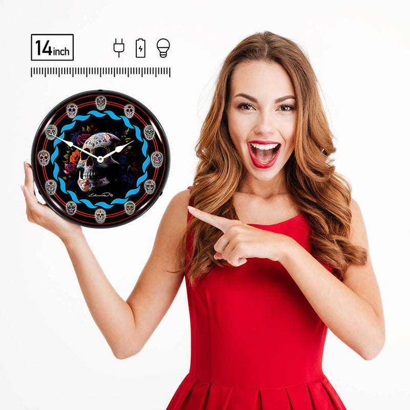 Collectable Sign and Clock Wall Clock