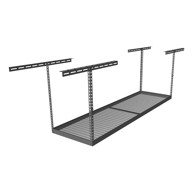 MonsterRAX 3' x 8' Overhead Storage Rack with 24-45-Inch Drop (Hammertone)