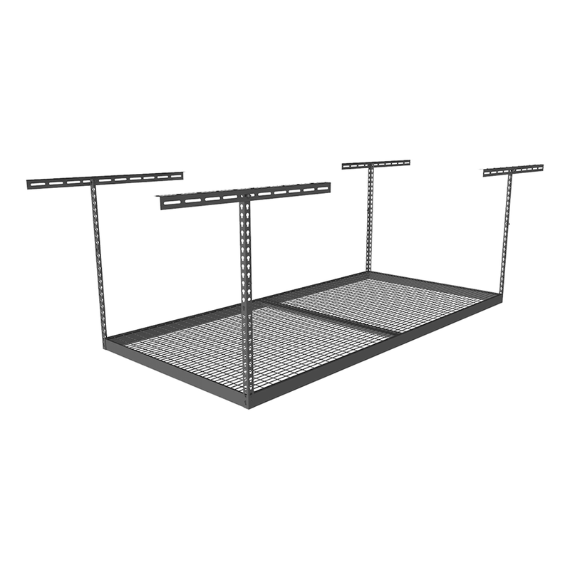 MonsterRAX 4' x 8' Overhead Storage Rack with 24-45-Inch Drop (Hammertone)