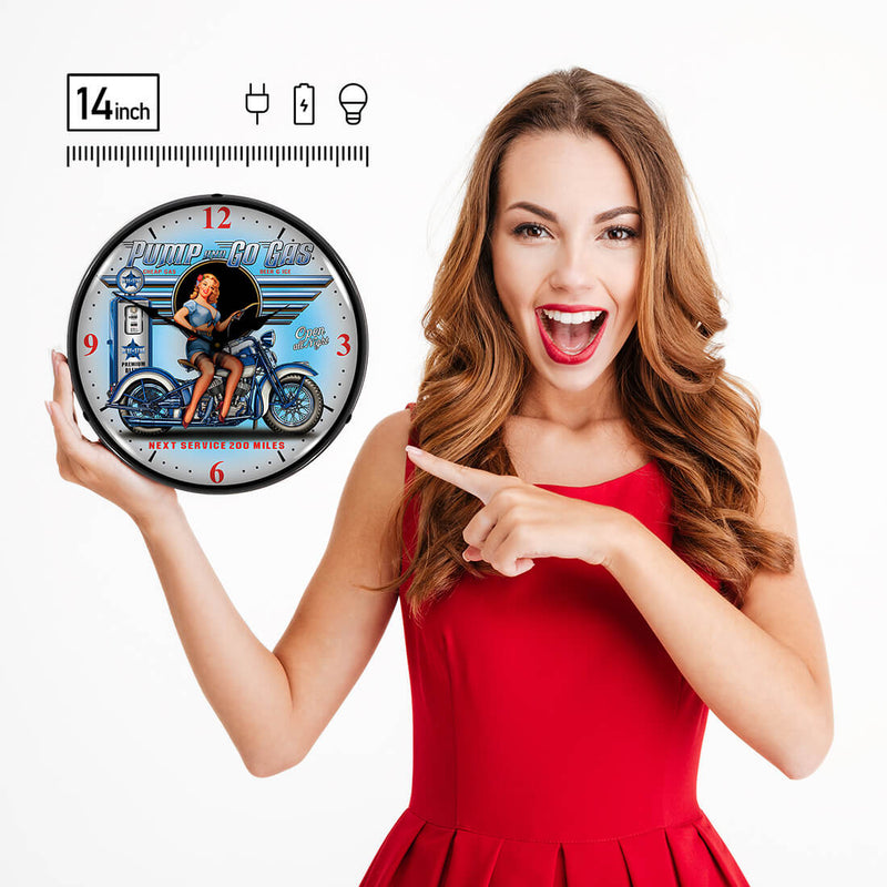 Collectable Sign and Clock Wall Clock