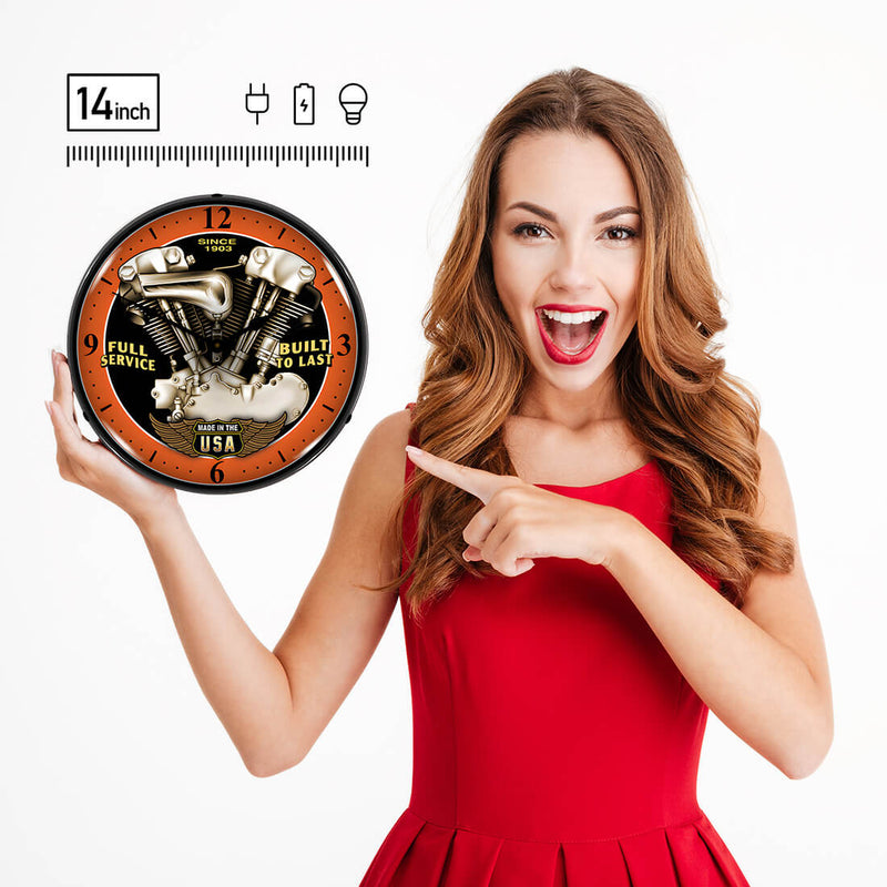 Collectable Sign and Clock Wall Clock