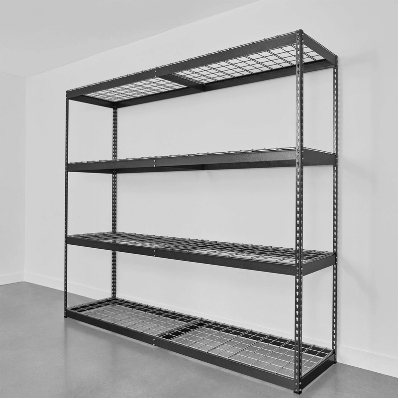 MonsterRAX 24" x 92" x 84" Heavy-Duty Garage Rack Shelving (Hammertone)