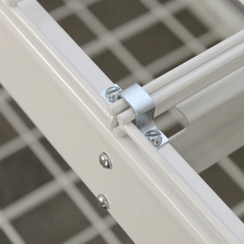 SafeRacks 24" x 92" x 84" Heavy-Duty Garage Rack Shelving (White)