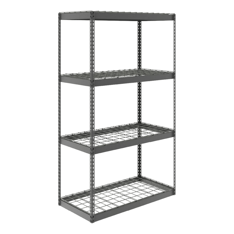 MonsterRAX 24" x 48" x 84" Heavy-Duty Garage Rack Shelving (Hammertone)