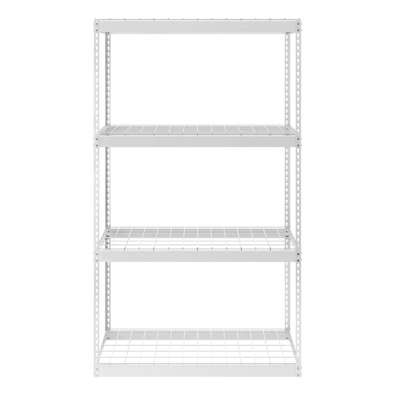 MonsterRAX 24" x 48" x 84" Heavy-Duty Garage Rack Shelving (White)