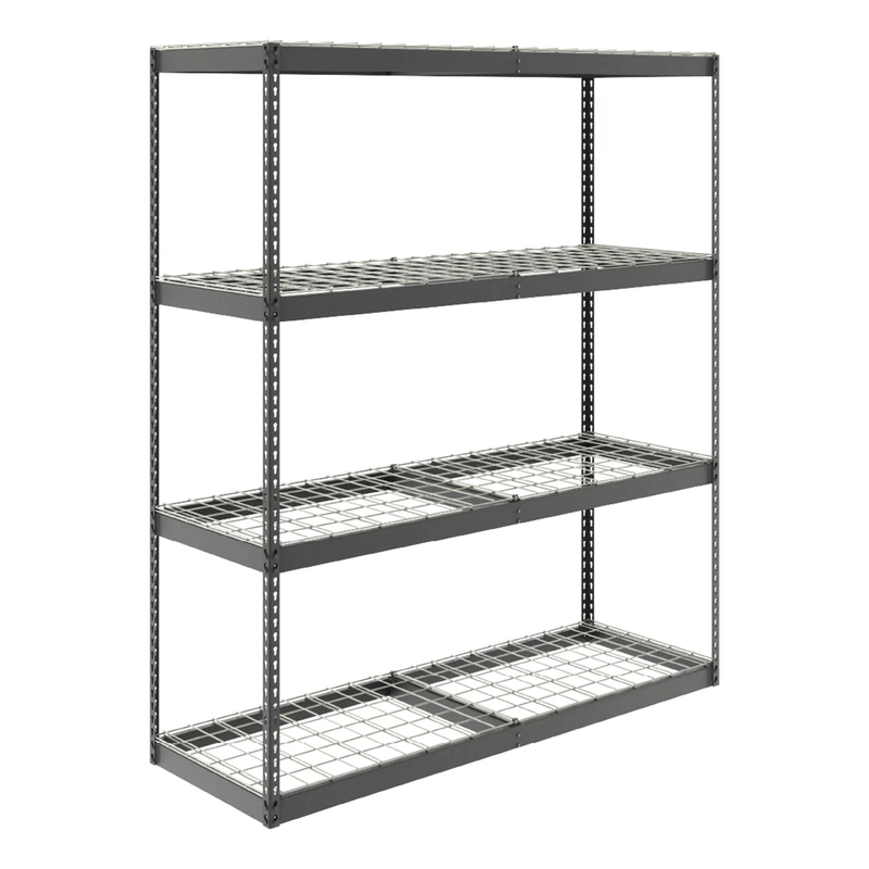 MonsterRAX 24" x 72" x 84" Heavy-Duty Garage Rack Shelving (Hammertone)