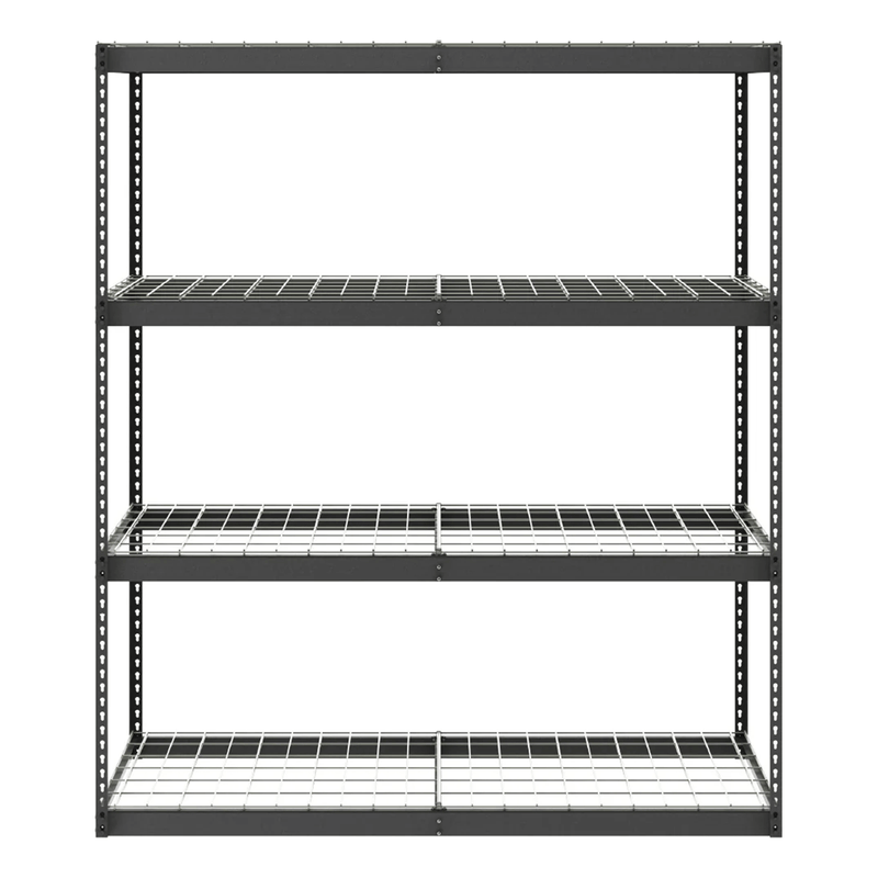 MonsterRAX 24" x 72" x 84" Heavy-Duty Garage Rack Shelving (Hammertone)