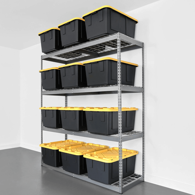 MonsterRAX 24" x 72" x 84" Heavy-Duty Garage Rack Shelving (Hammertone)