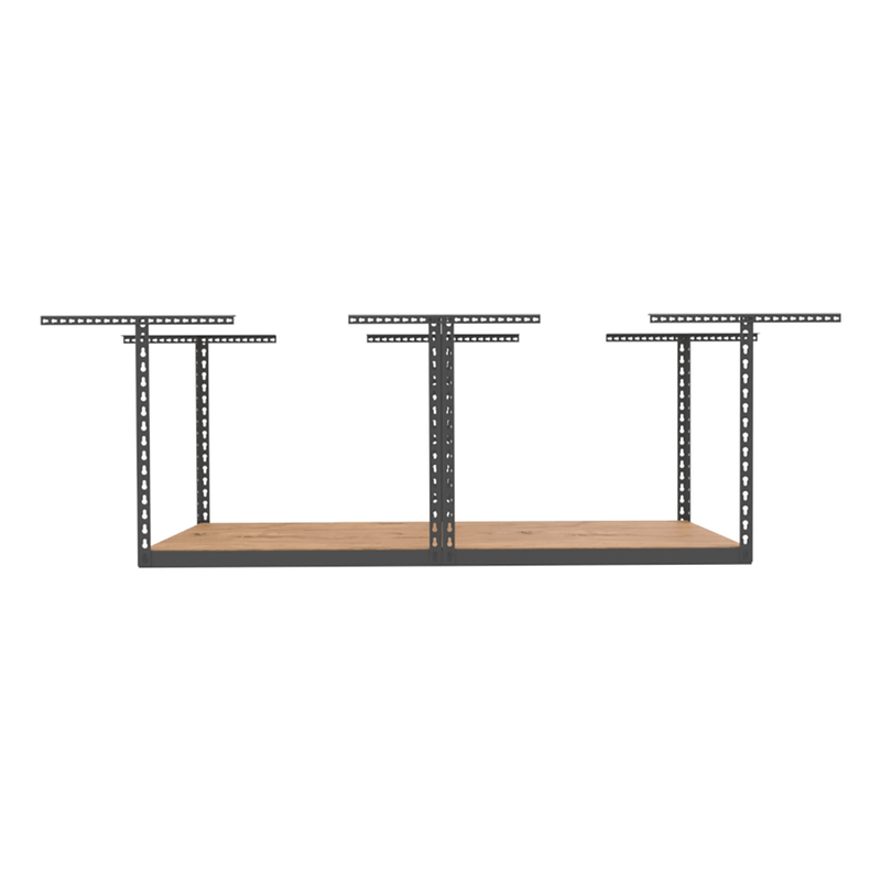 MonsterRAX 4' x 8' Overhead Storage Rack Frame Kit with 24-45-Inch Drop (Hammertone)