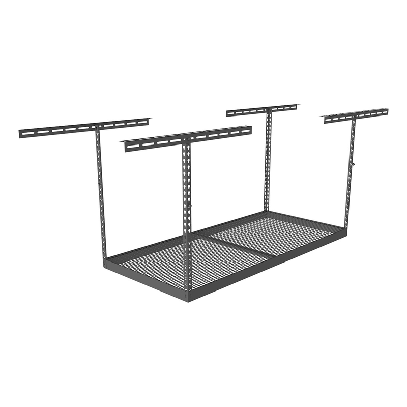 MonsterRAX 4' x 6' Overhead Storage Rack with 24-45-Inch Drop (Hammertone)